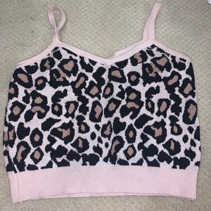 SHEIN leopard tank tank